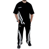 خرید ست تیشرت و شلوار مردانه مشکی طرح بالنسیاگا