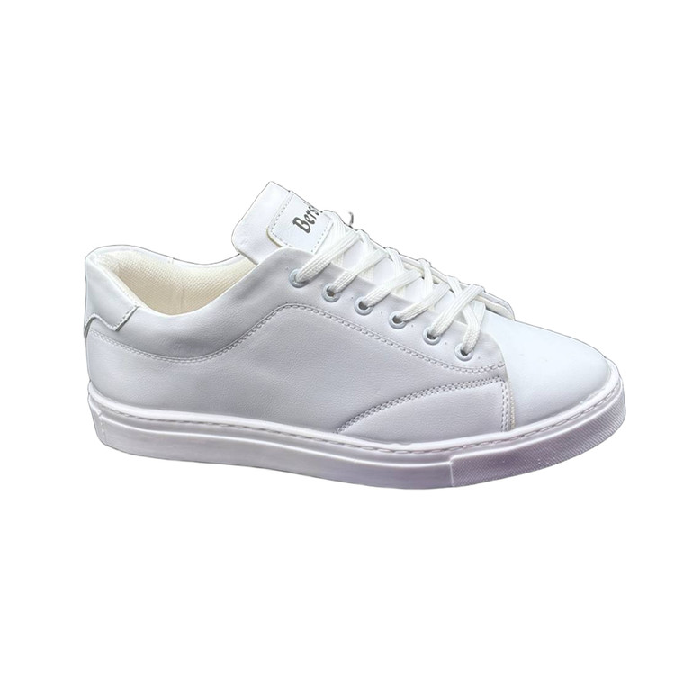 کتانی مردانه ونس سفید طرح برشکا