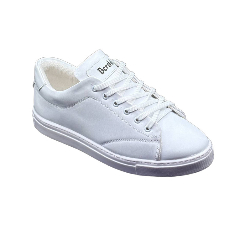 خرید کتانی مردانه ونس سفید طرح برشکا