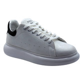 خرید کتانی مردانه ونس سفید طرح الکساندر مک کویین