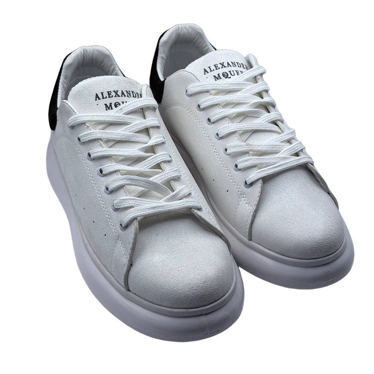 کتانی مردانه ونس سفید طرح الکساندر مک کویین