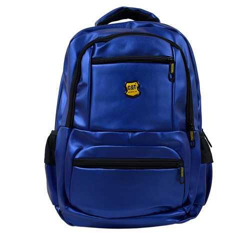 کوله پشتی آبی سه تیکه طرح کاترپیلار|خرید کوله پشتی دانشجویی