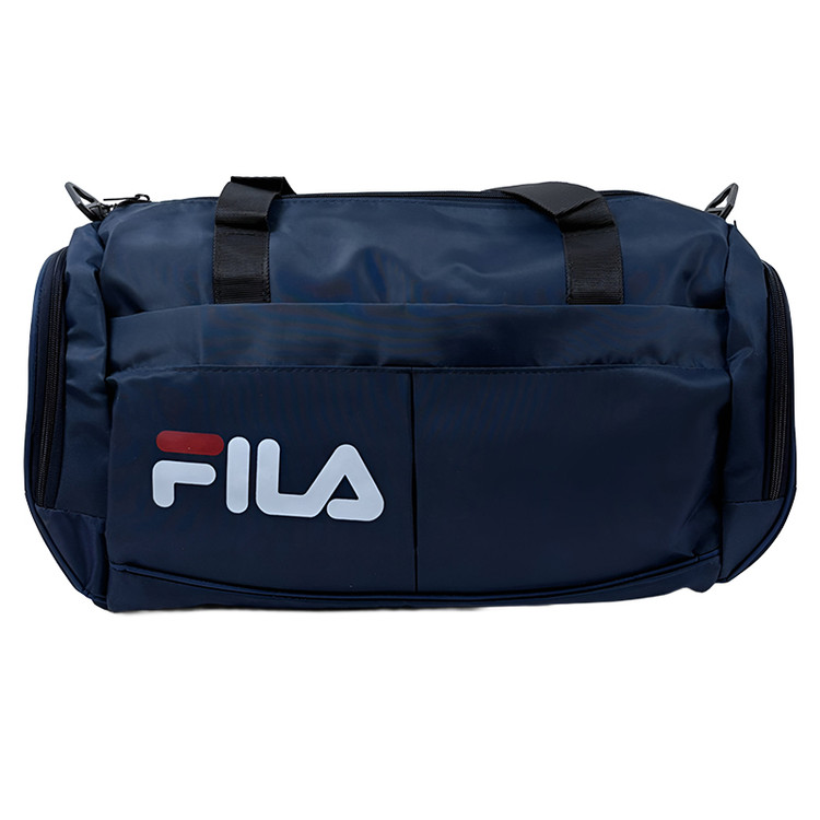 ساک ورزشی جادار سرمه ای مدل فیلا | ساک ورزشی جادار