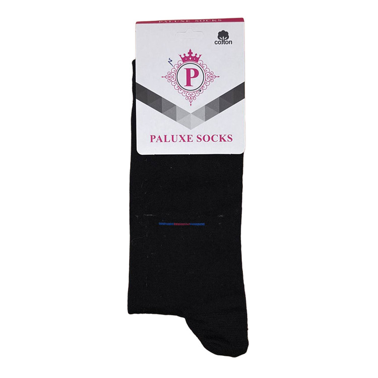 جوراب مردانه مشکی مدل ساقدار