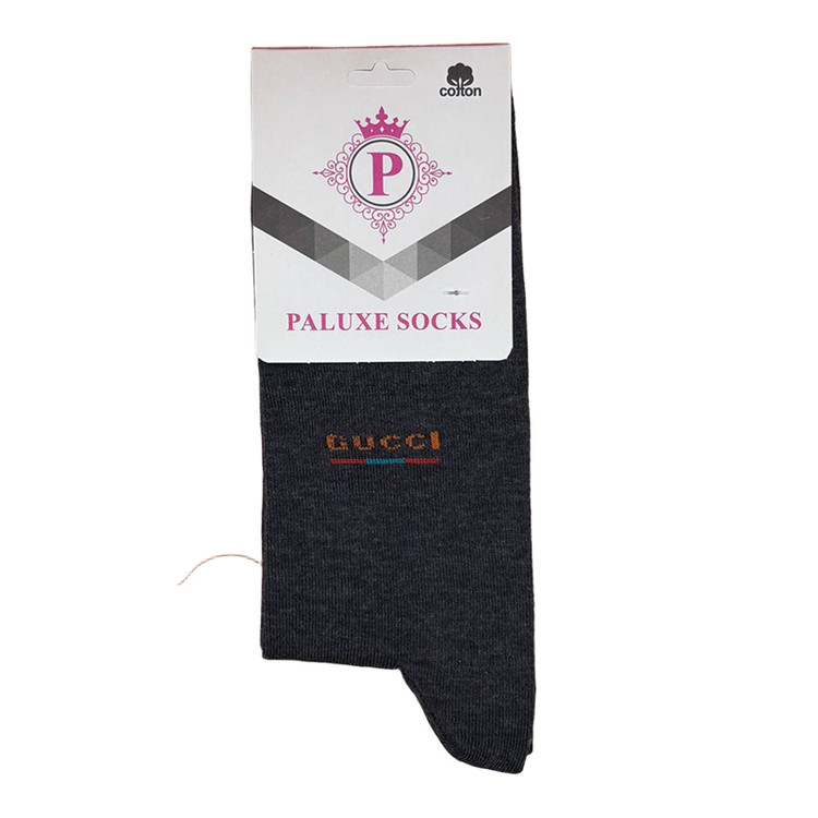 جوراب مردانه مشکی مدل ساقدار