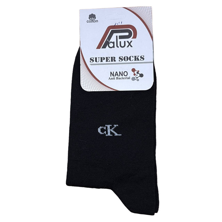 جوراب مردانه مشکی مدل ساقدار