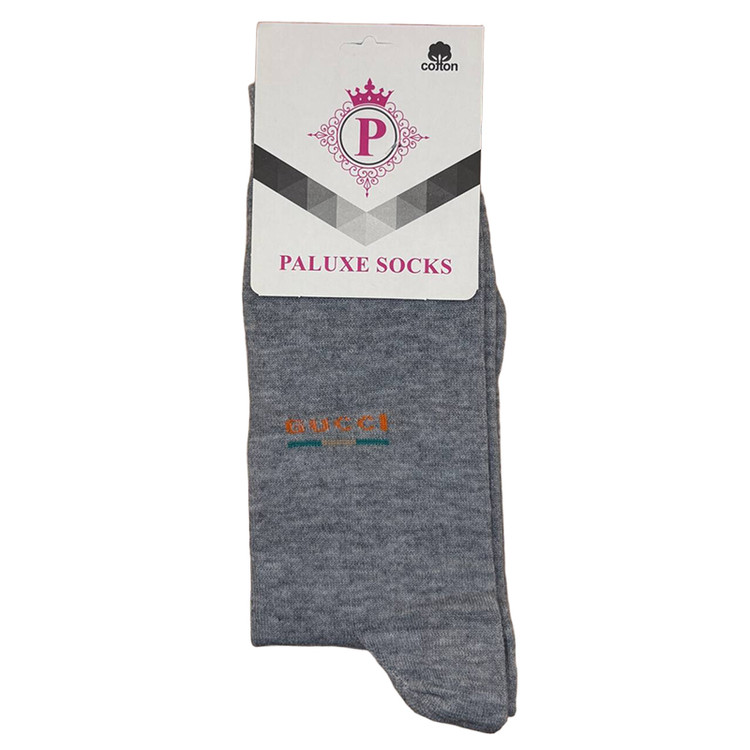 جوراب مردانه طوسی مدل ساقدار