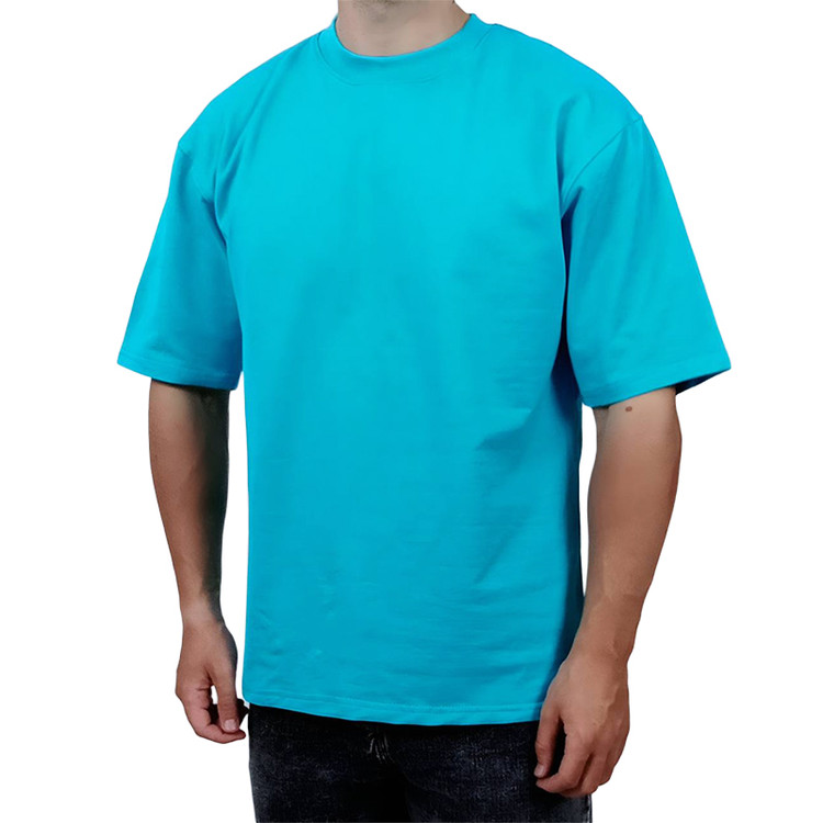 خرید تیشرت آستین کوتاه مردانه آبی طرح ساده