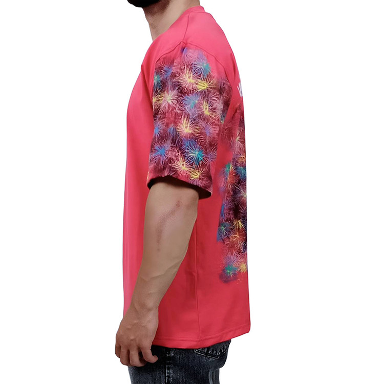 تیشرت آستین کوتاه مدل فشفشه در رنگبندی