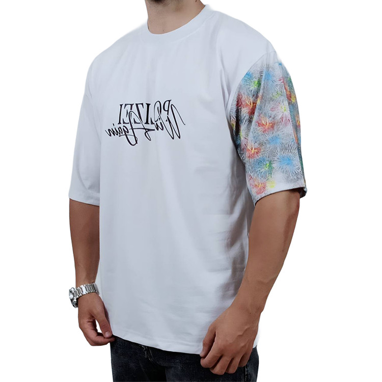 تیشرت آستین کوتاه مدل فشفشه در رنگبندی