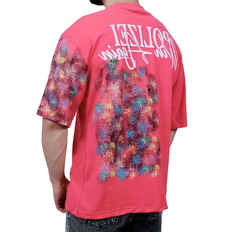 تیشرت آستین کوتاه مدل فشفشه در رنگبندی