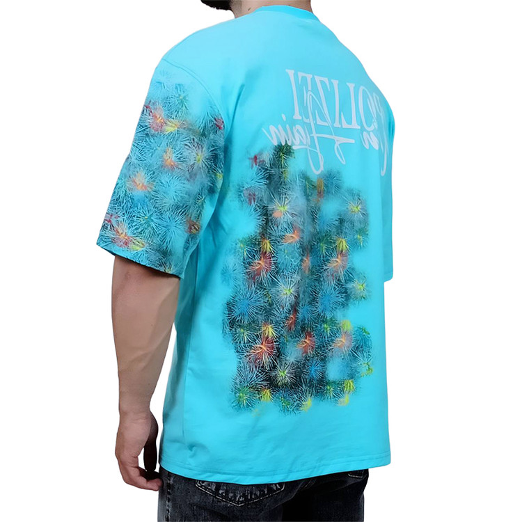 تیشرت آستین کوتاه مدل فشفشه در رنگبندی