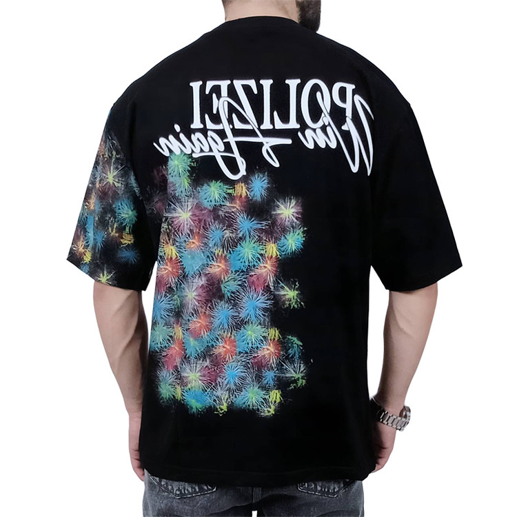 تیشرت آستین کوتاه مدل فشفشه در رنگبندی