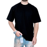 خرید تیشرت ساده آستین کوتاه مشکی کد 20