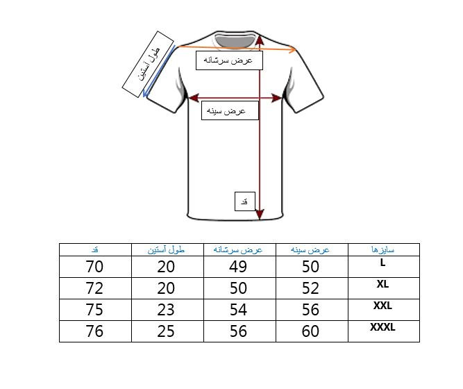 راهنمای سایز