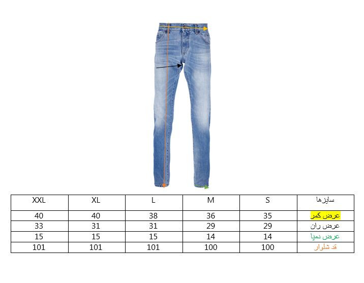 راهنمای سایز