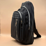 بادی بگ چرم مشکی مدل براق خطی