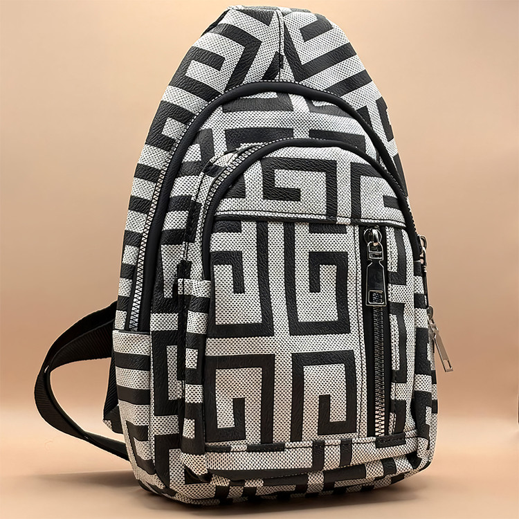 بادی بگ چرم سفید مدل جی