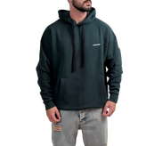 خرید هودی پنبه سه نخ سبز یشمی مدل پگادور