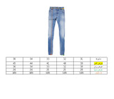 شلوار جین بگ مردانه طوسی طرح زاپدار