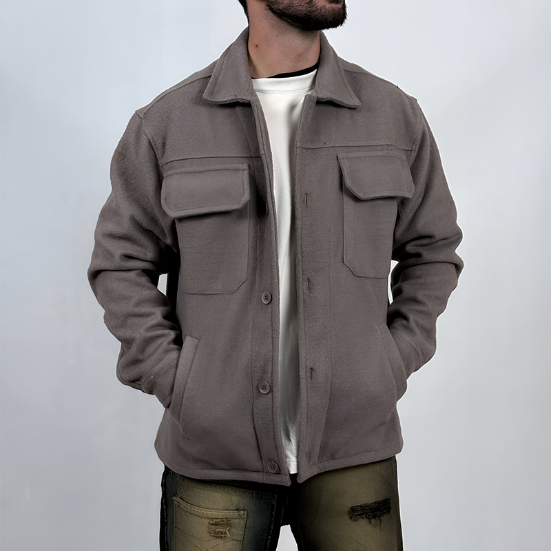 خریدپیراهن کتی فوتر مردانه قهوه ای مدل دوجیب