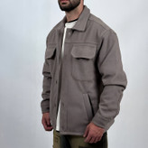 پیراهن کتی فوتر مردانه قهوه ای مدل دوجیب