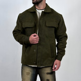 پیراهن کتی فوتر مردانه سبز مدل دوجیب