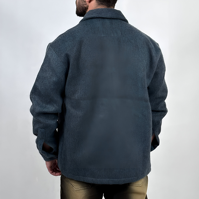 پیراهن کتی فوتر مردانه آبی مدل دوجیب