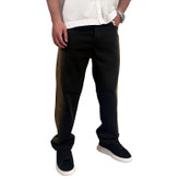 شلوار جین بگ مردانه مشکی قهوه ای مدل دورنگ| شلوار بگ وایت رز