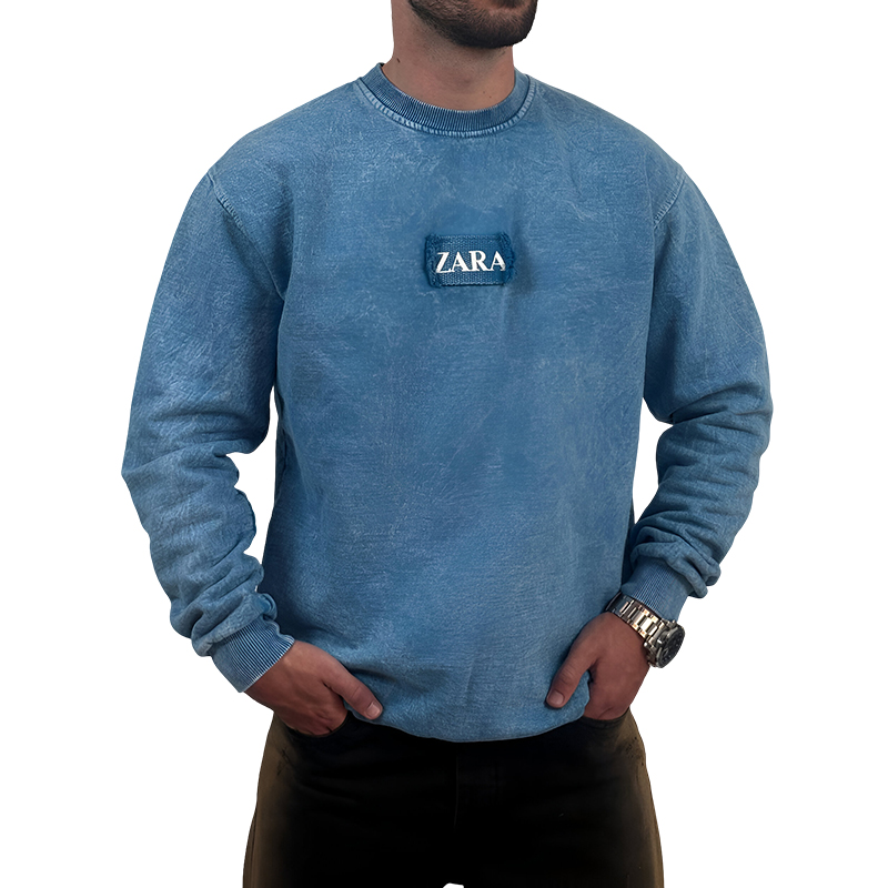 دورس مردانه آبی نارنجی سنگشور طرح ZARA