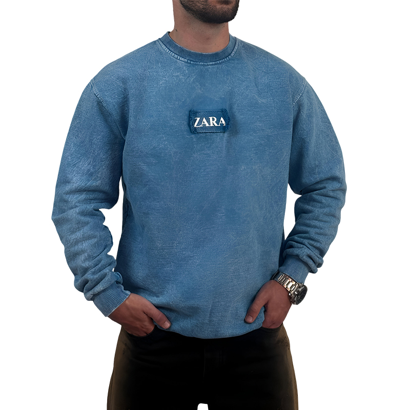 دورس مردانه آبی نارنجی سنگشور طرح ZARA