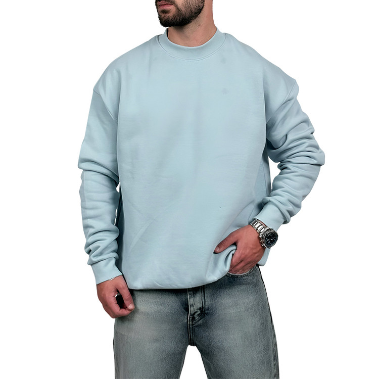 دورس مردانه آبی آسمانی سه نخ طرح ساده | خرید دورس آبی آسمانی ساده سه نخ تمام پنبه