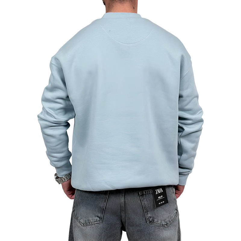 دورس مردانه آبی آسمانی سه نخ طرح ساده | خرید دورس آبی آسمانی ساده سه نخ تمام پنبه