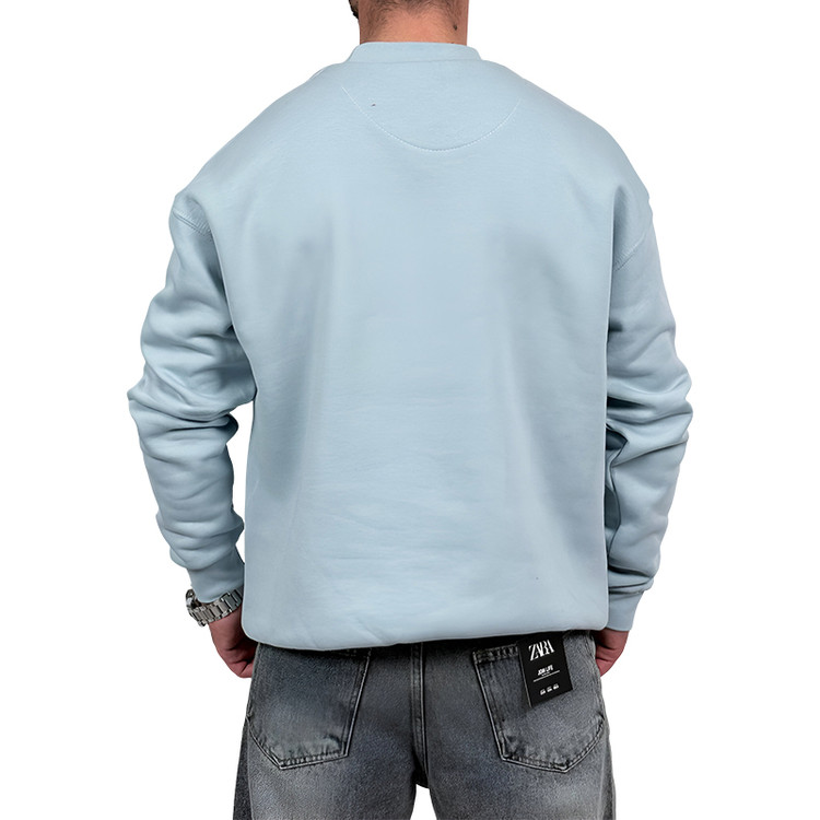 دورس مردانه آبی آسمانی سه نخ طرح ساده | خرید دورس آبی آسمانی ساده سه نخ تمام پنبه