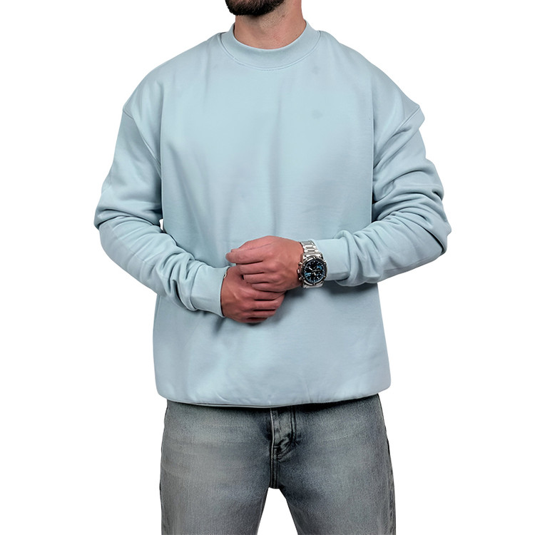 دورس مردانه آبی آسمانی سه نخ طرح ساده | خرید دورس آبی آسمانی ساده سه نخ تمام پنبه