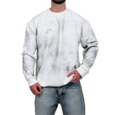 خرید دورس سفید سه نخ طرح ساده براش دار