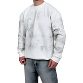 دورس سفید سه نخ طرح ساده براش دار | دورس ساده نخ پنبه سفید براش دار