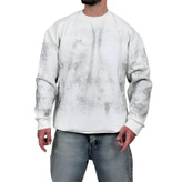 دورس سفید سه نخ طرح ساده براش دار | دورس ساده نخ پنبه سفید براش دار