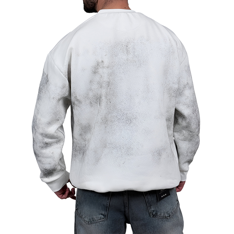 دورس سفید سه نخ طرح ساده براش دار | دورس ساده نخ پنبه سفید براش دار