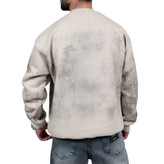 خرید دورس کرم سه نخ طرح ساده براش دار