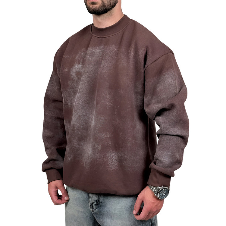 دورس قهوه ای سه نخ طرح ساده براش دار | د.رس قهوه ای طرحدار وایت رز