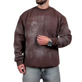 دورس قهوه ای سه نخ طرح ساده براش دار | د.رس قهوه ای طرحدار وایت رز