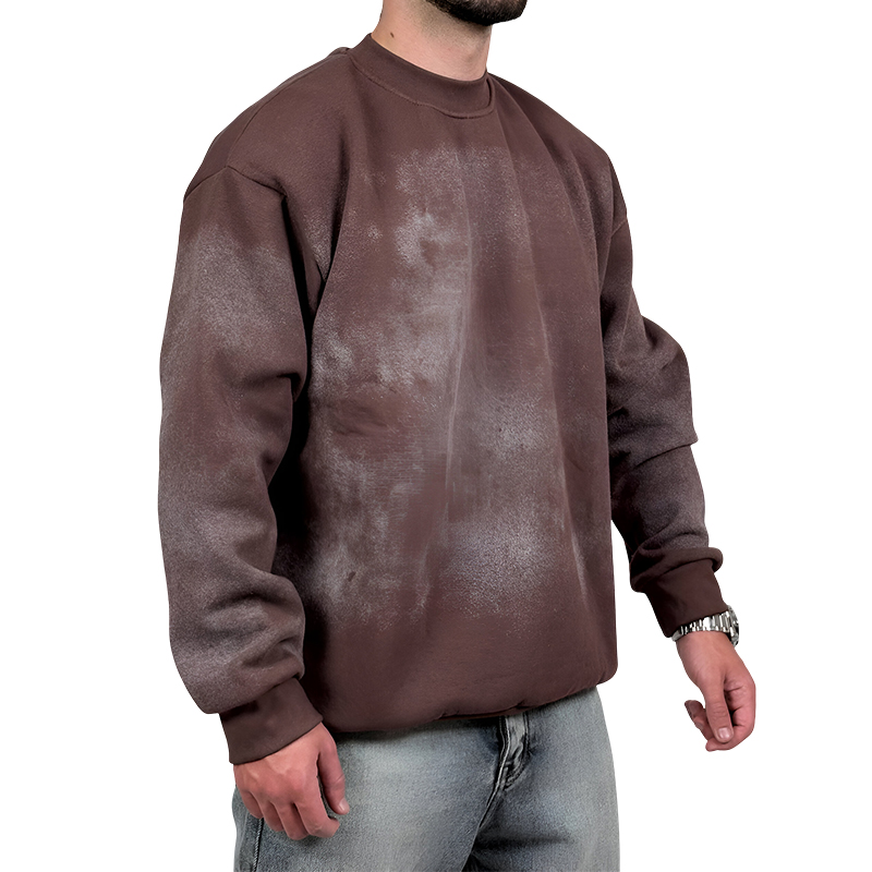 دورس قهوه ای سه نخ طرح ساده براش دار | د.رس قهوه ای طرحدار وایت رز