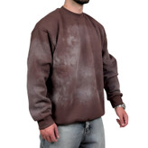 دورس قهوه ای سه نخ طرح ساده براش دار | د.رس قهوه ای طرحدار وایت رز