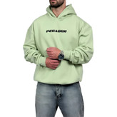 هودی پنبه سه نخ سبز ماچا مدل پگادو