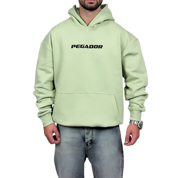 هودی پنبه سه نخ سبز ماچا مدل پگادو