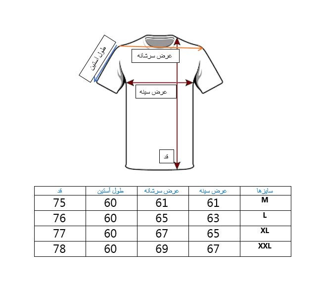 راهنمای سایز