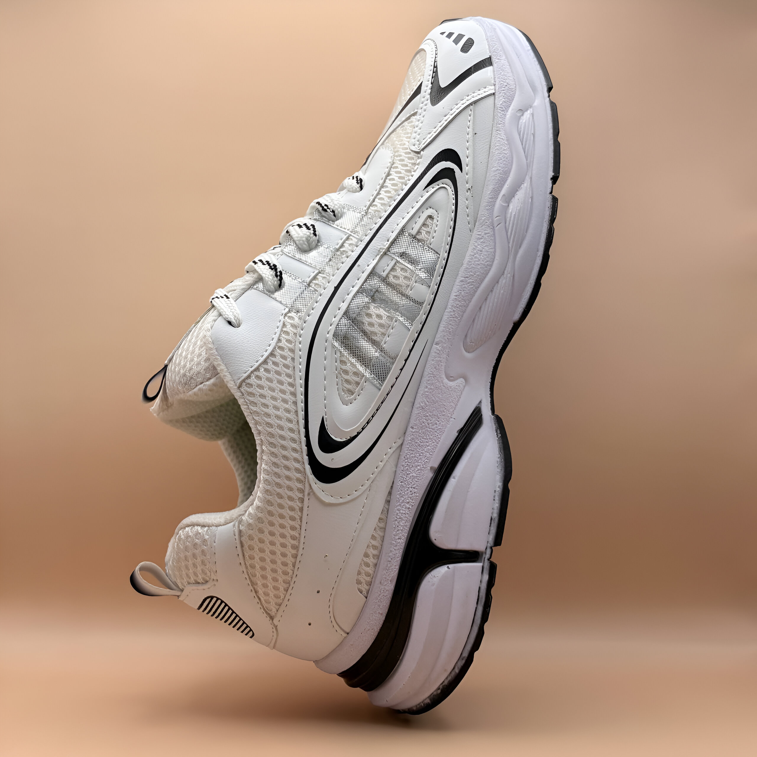 کتانی مردانه سفید آدیداس مدل HZ