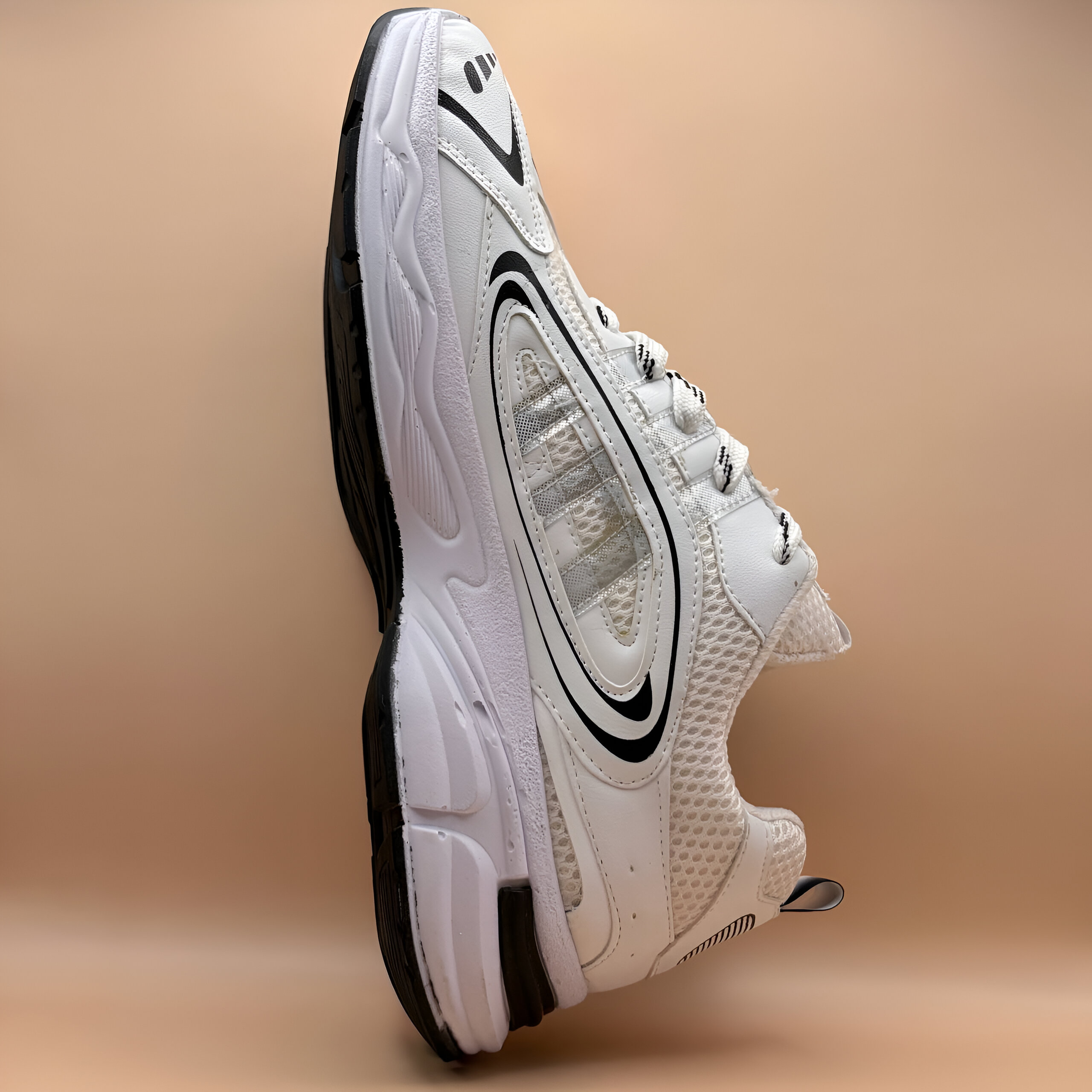 کتانی مردانه سفید آدیداس مدل HZ