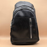 بادی بگ چرم مشکی مدل ساده مات | بادی بپ ساده چرم مشکی